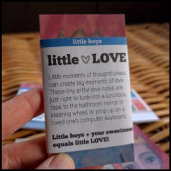little LOVE: little boys pack front